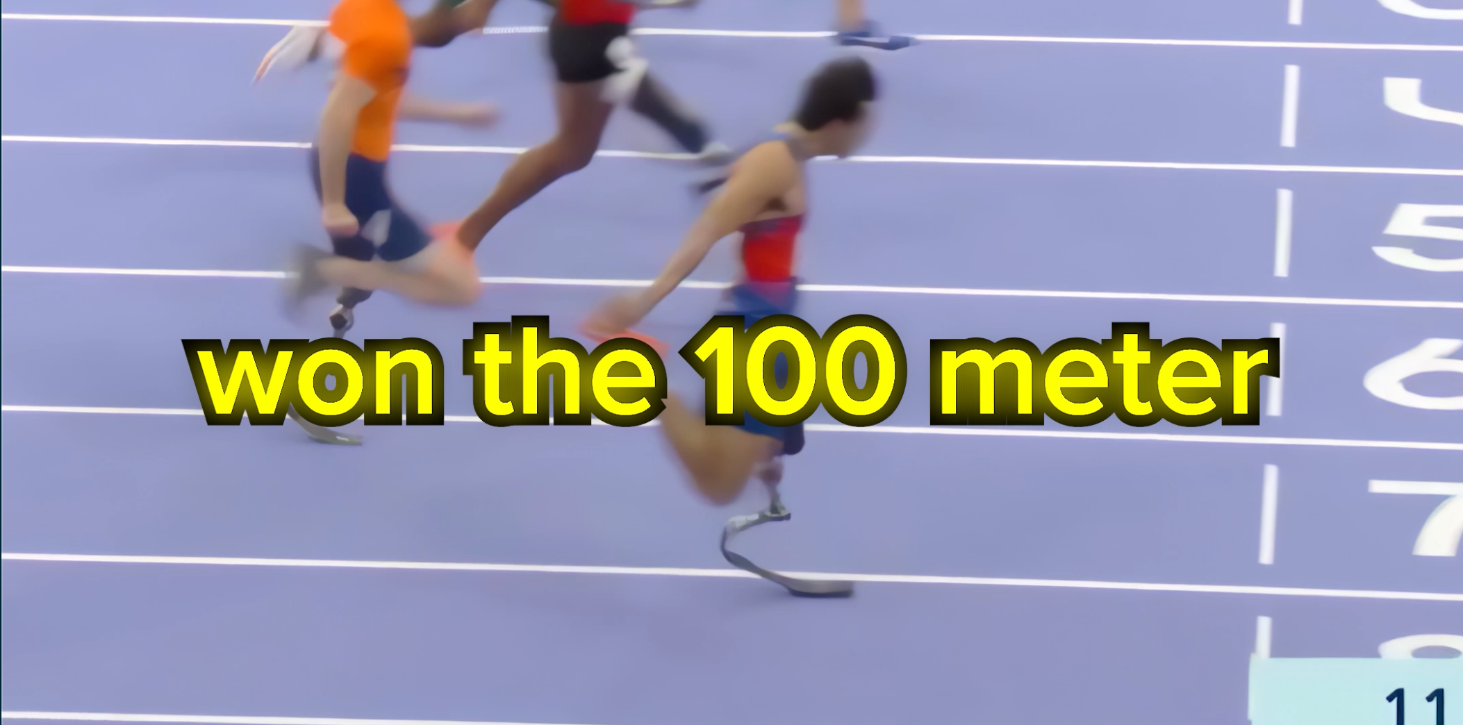 Ezra Frech Adlab Produced breakout viral video highlighting Ezra's experience on how his prosthetic leg fell off in the semi-flex Final Round for the 100m race in the Paralympics in which he shocked the world by winning gold going from 7th to 1st place 